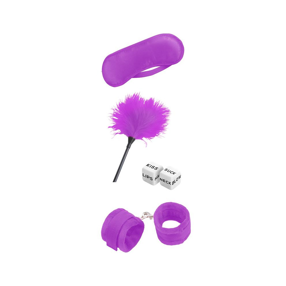 Set de Bondage para Principiantes Starters 4 Piezas Púrpura