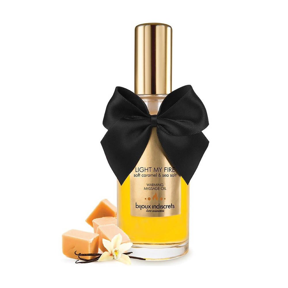 ACEITE MASAJE EFECTO CALOR AROMA CARAMELO