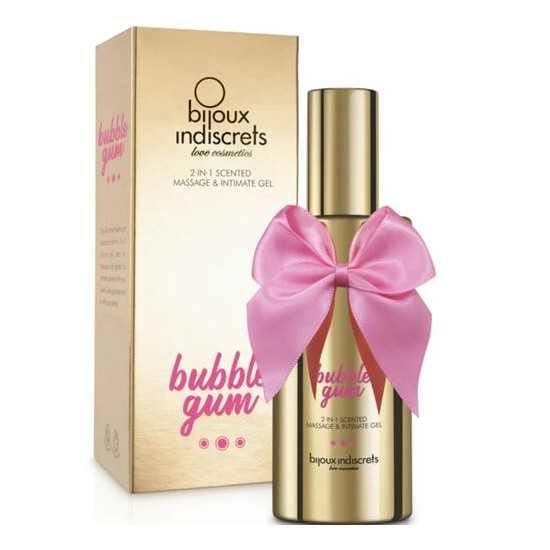 BUBBLE GUM GEL DE MASAJE ÍNTIMO PERFUMADO 100 ML
