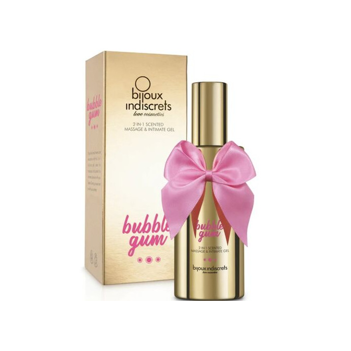BUBBLE GUM GEL DE MASAJE ÍNTIMO PERFUMADO 100 ML