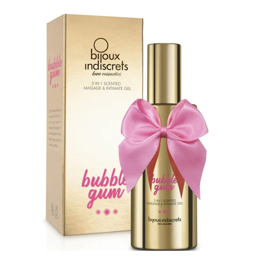 BUBBLE GUM GEL DE MASAJE ÍNTIMO PERFUMADO 100 ML