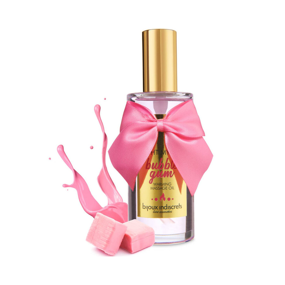 INDISCRETS LIGHT MY FIRE ACEITE MASAJE EFECTO CALOR SABOR CHICLE