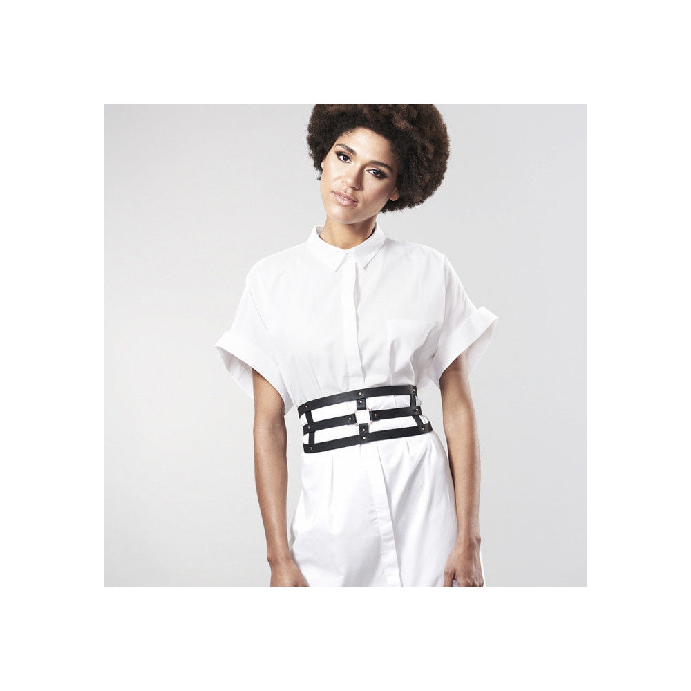 INDISCRETS MAZE CINTURON CON CORREA NEGRO