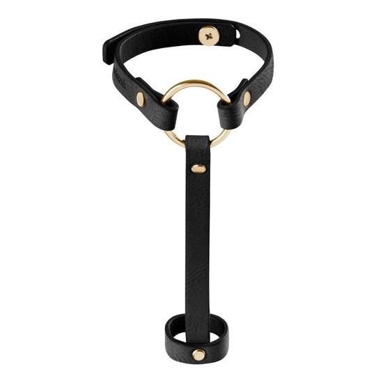 INDISCRETS MAZE BRAZALETE / ARNÉS PARA MANOS NEGRO