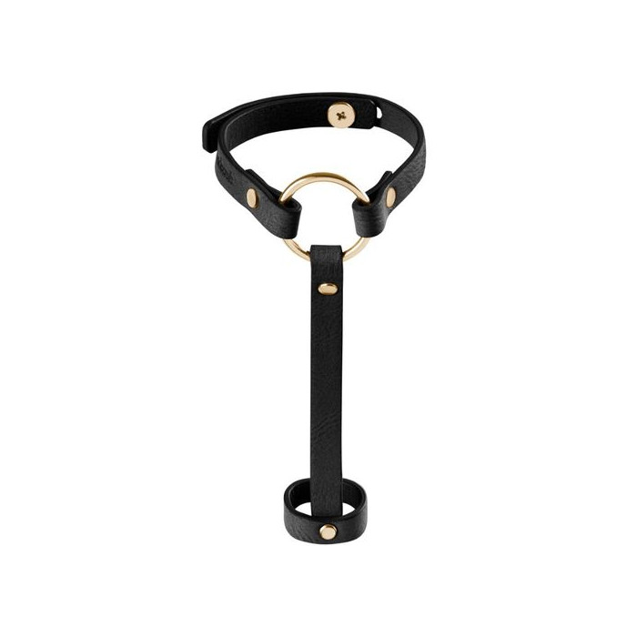 INDISCRETS MAZE BRAZALETE / ARNÉS PARA MANOS NEGRO