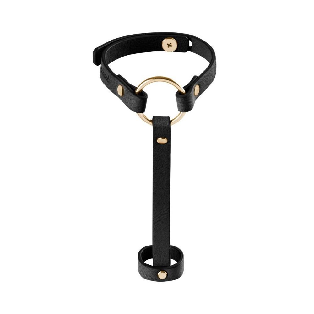 INDISCRETS MAZE BRAZALETE / ARNÉS PARA MANOS NEGRO