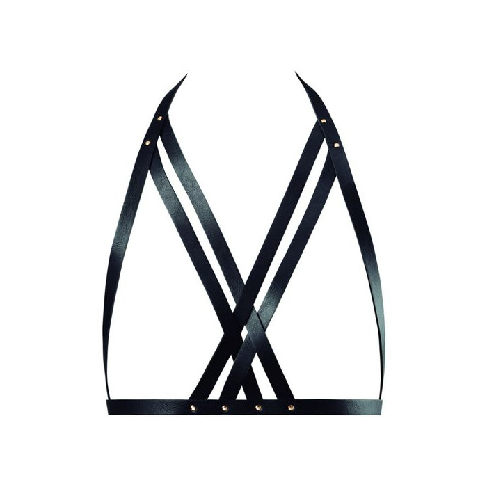 MAZE - SUJETADOR CON CORREAS NEGRO