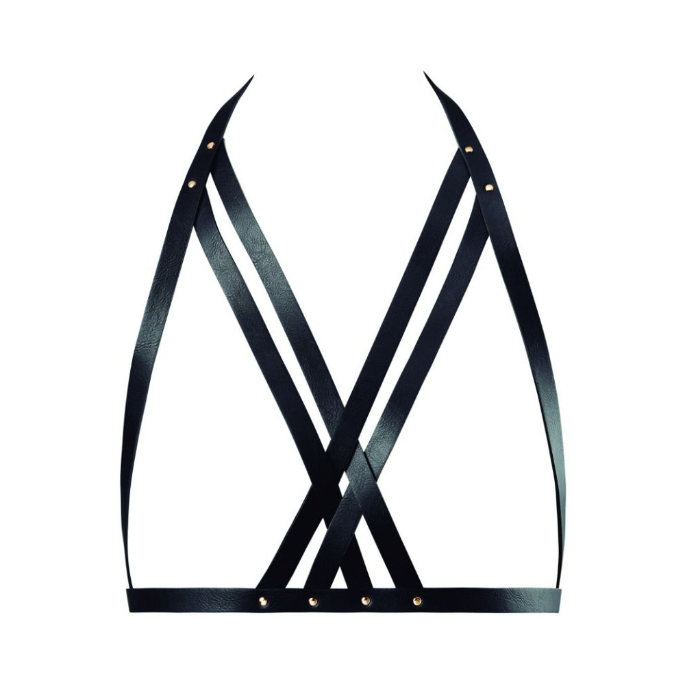 MAZE - SUJETADOR CON CORREAS NEGRO