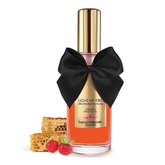 ACEITE MASAJE EFECTO CALOR AROMA FRESA