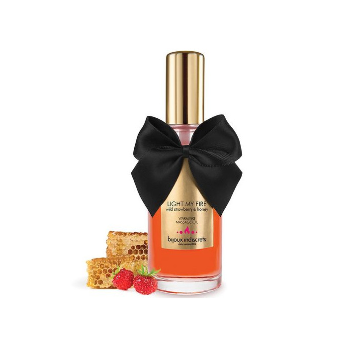 ACEITE MASAJE EFECTO CALOR AROMA FRESA