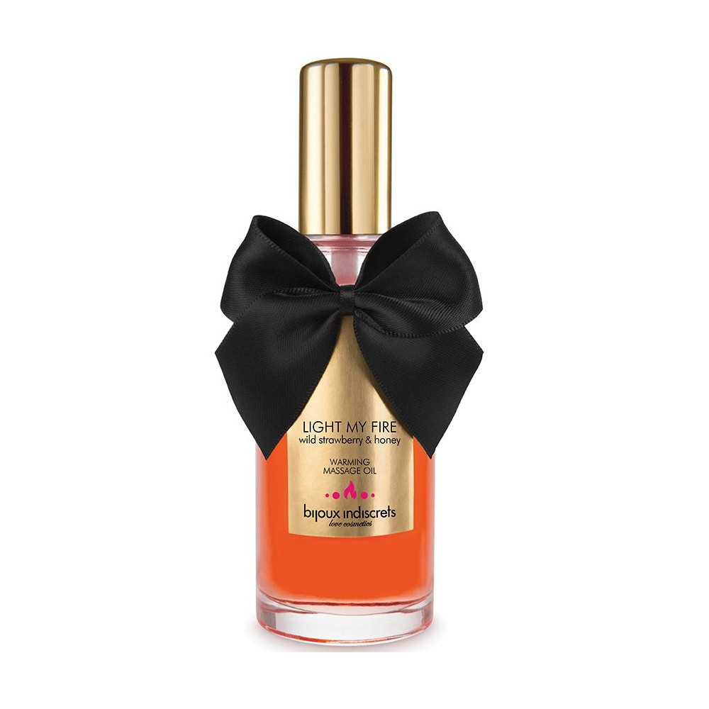 ACEITE MASAJE EFECTO CALOR AROMA FRESA