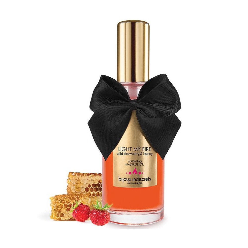 ACEITE MASAJE EFECTO CALOR AROMA FRESA