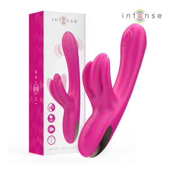 BRITNEY VIBRADOR MULTIFUNCIÓN RABBIT 23 CM ROSA