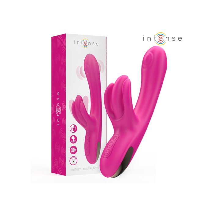 BRITNEY VIBRADOR MULTIFUNCIÓN RABBIT 23 CM ROSA