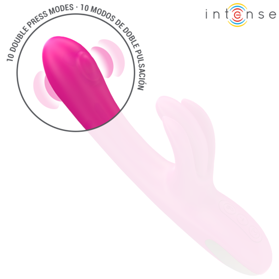 BRITNEY VIBRADOR MULTIFUNCIÓN RABBIT 23 CM ROSA