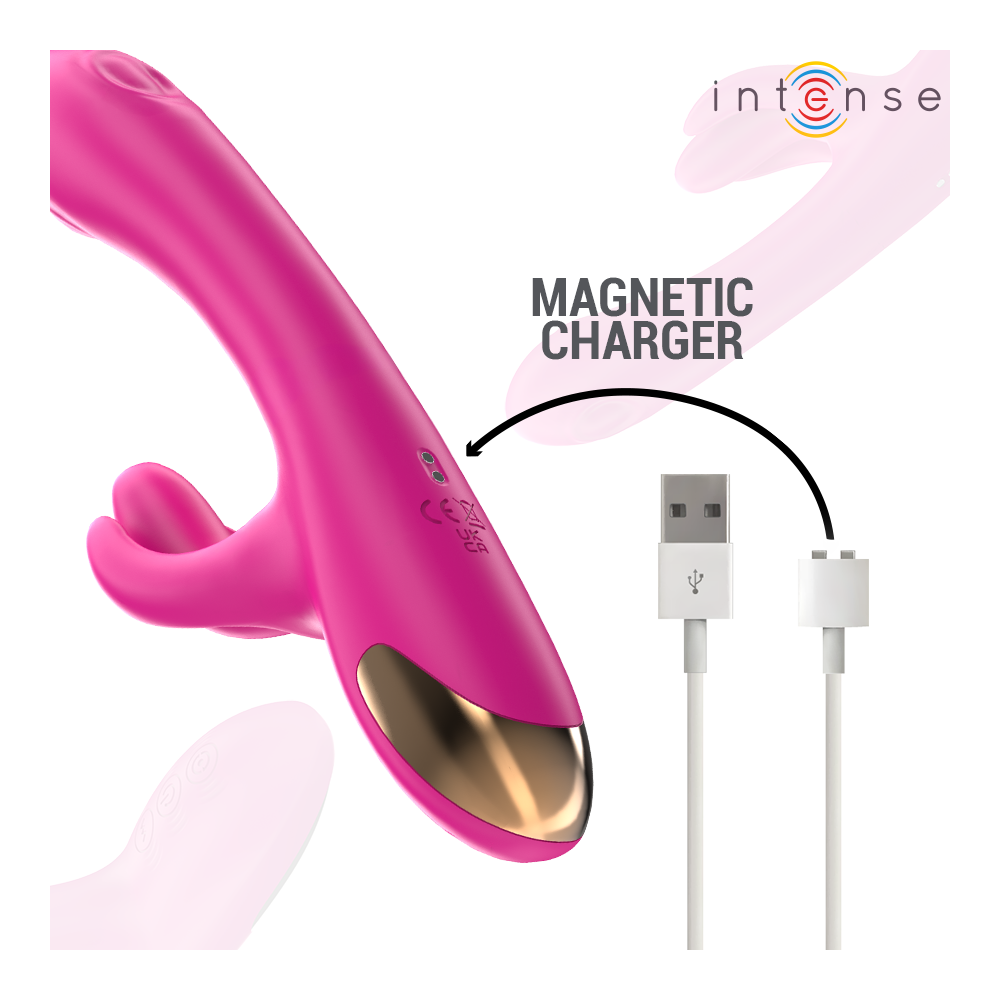 BRITNEY VIBRADOR MULTIFUNCIÓN RABBIT 23 CM ROSA