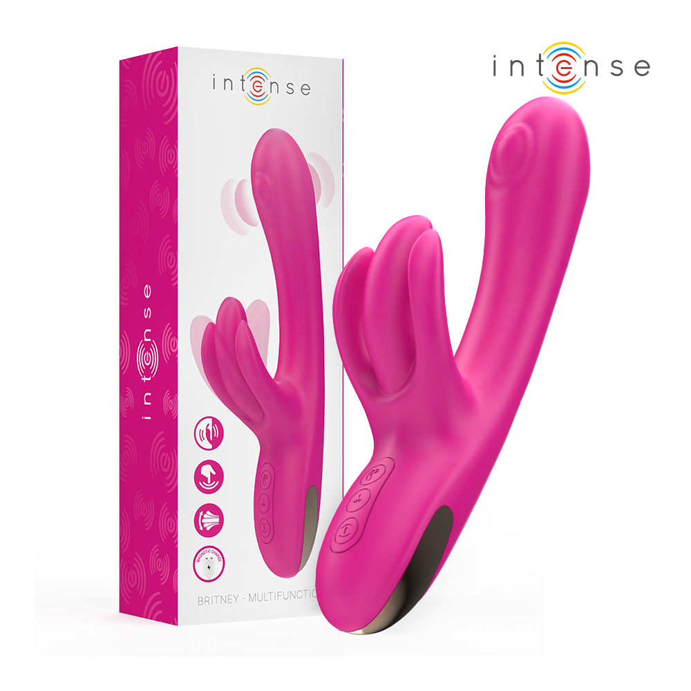 BRITNEY VIBRADOR MULTIFUNCIÓN RABBIT 23 CM ROSA