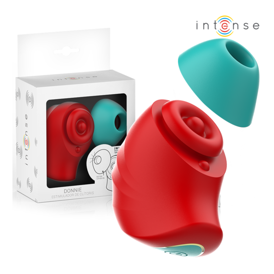 DONNIE ESTIMULADOR CLÍTORIS ROJO/VERDE