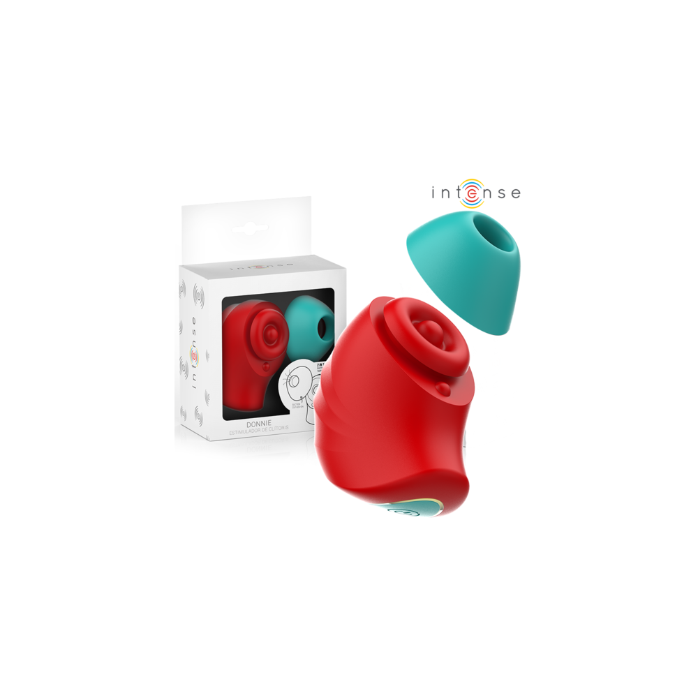 DONNIE ESTIMULADOR CLÍTORIS ROJO/VERDE