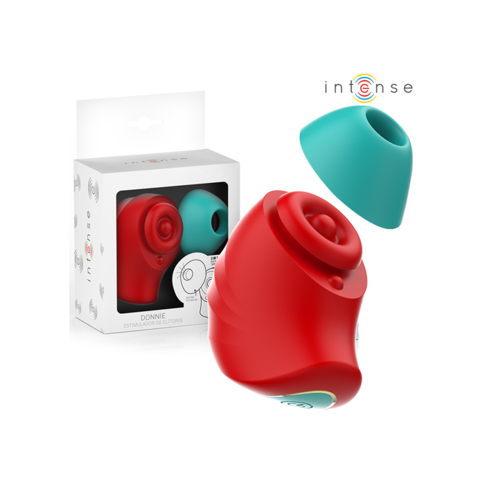 DONNIE ESTIMULADOR CLÍTORIS ROJO/VERDE