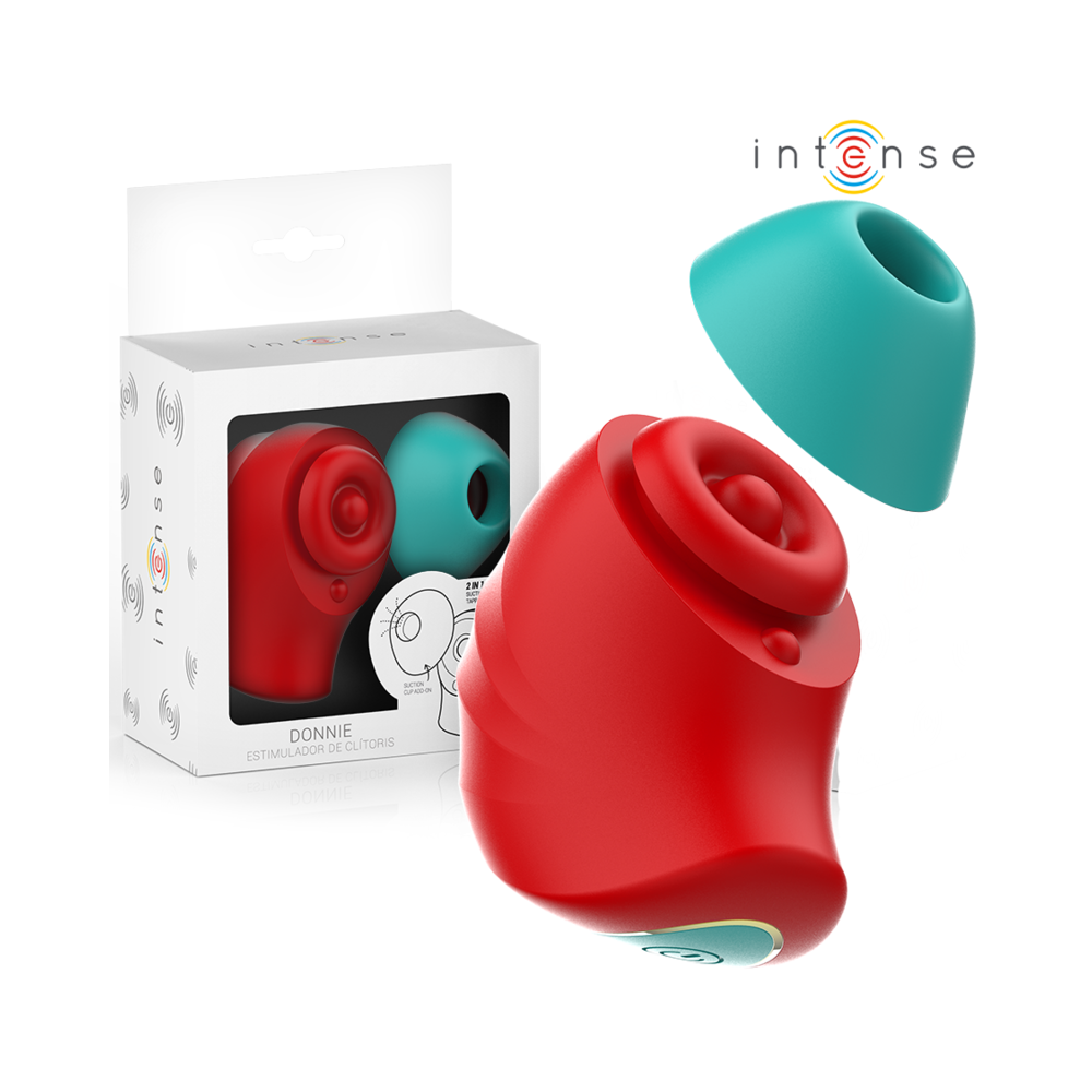 DONNIE ESTIMULADOR CLÍTORIS ROJO/VERDE