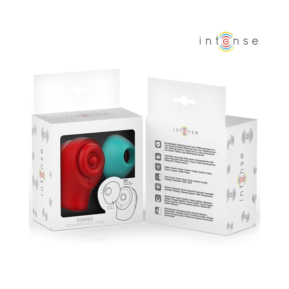 DONNIE ESTIMULADOR CLÍTORIS ROJO/VERDE