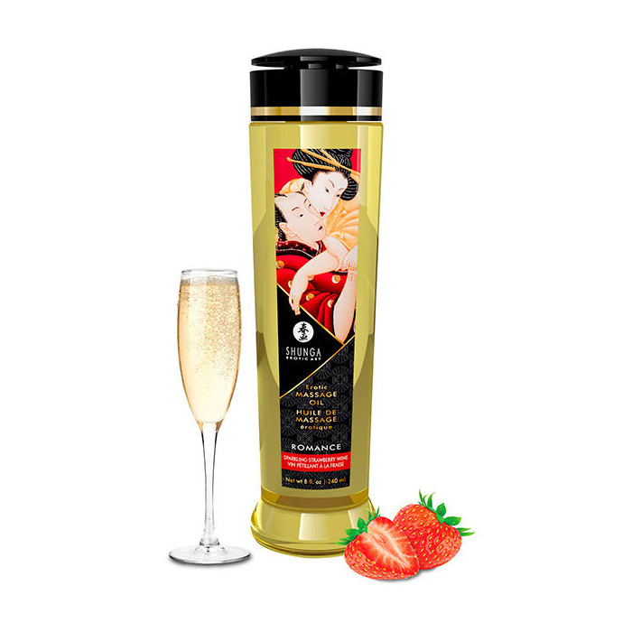 ACEITE DE MASAJE ERÓTICO ROMANCE 240 ML SHUNGA
