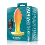 Auria Plug Anal con Vibración y Control Remoto