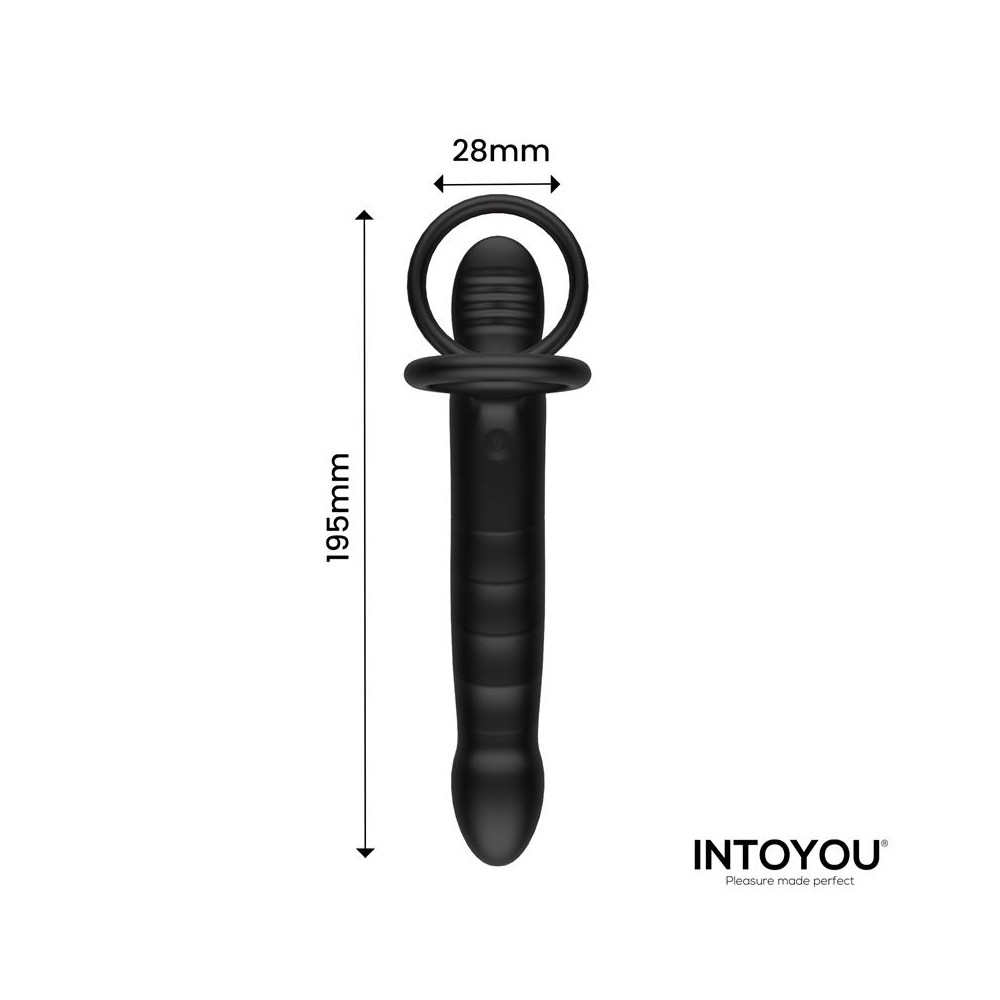 Magnor Dildo con Anillo Doble y Estimulador de Testículos
