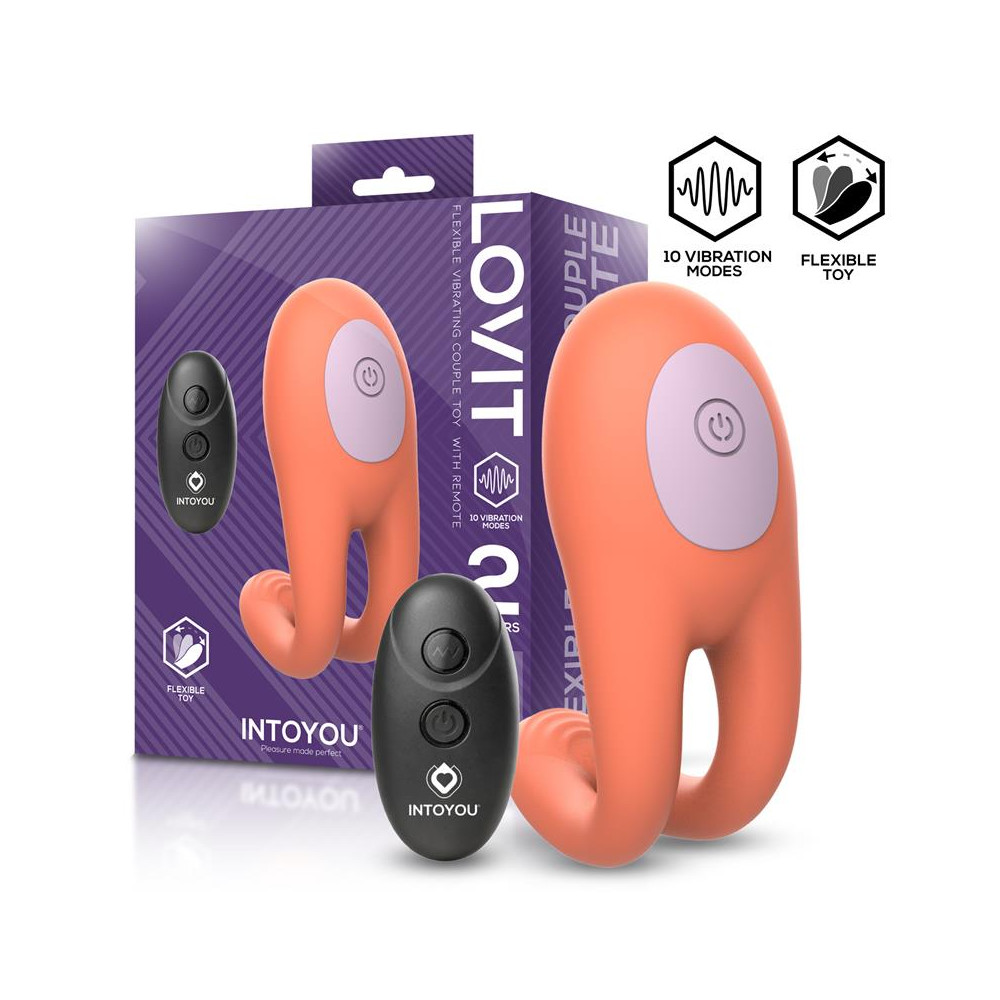 Lovit Vibrador de Pareja Flexible con Control Remote