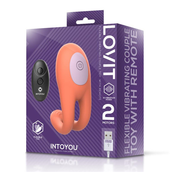 Lovit Vibrador de Pareja Flexible con Control Remote