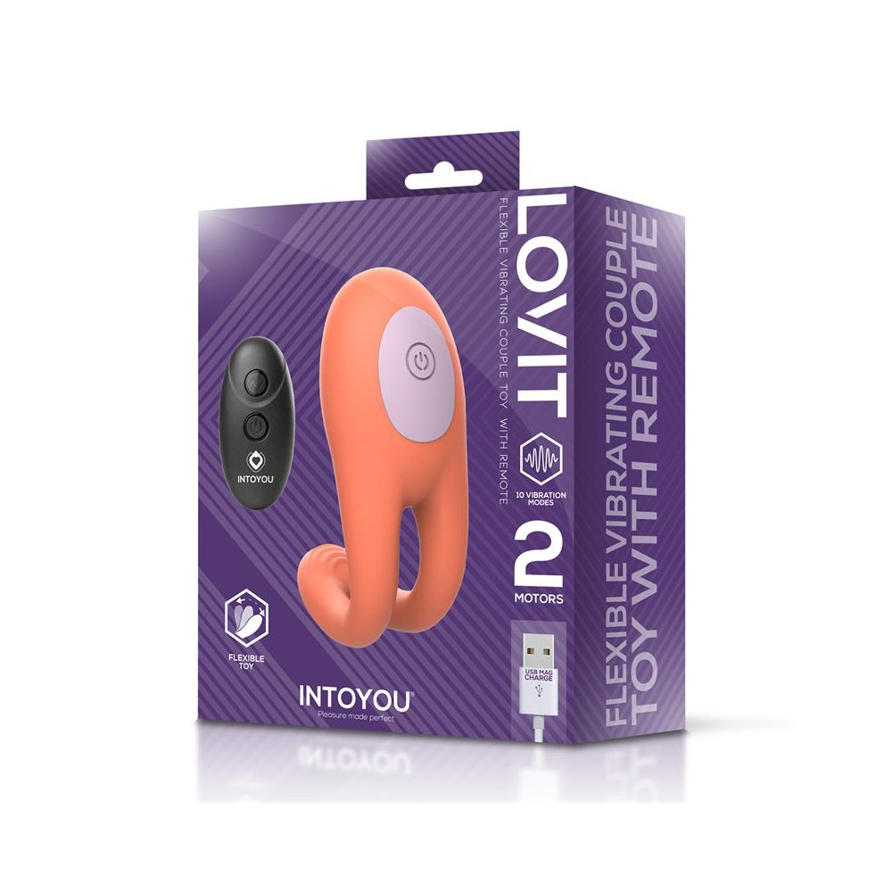 Lovit Vibrador de Pareja Flexible con Control Remote