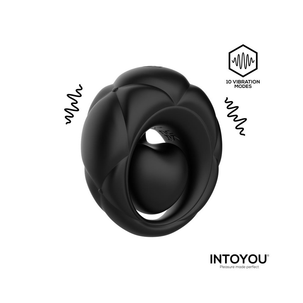 Torus Anillo Vibrador con Bola Clitoriana con Control Remoto