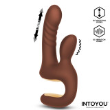 Mocca Vibrador con Thrusting y Mango Ergonómico