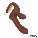 Mocca Vibrador con Thrusting y Mango Ergonómico