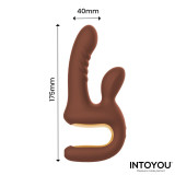 Mocca Vibrador con Thrusting y Mango Ergonómico