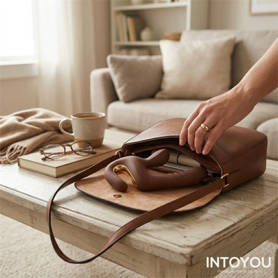 Mocca Vibrador con Thrusting y Mango Ergonómico