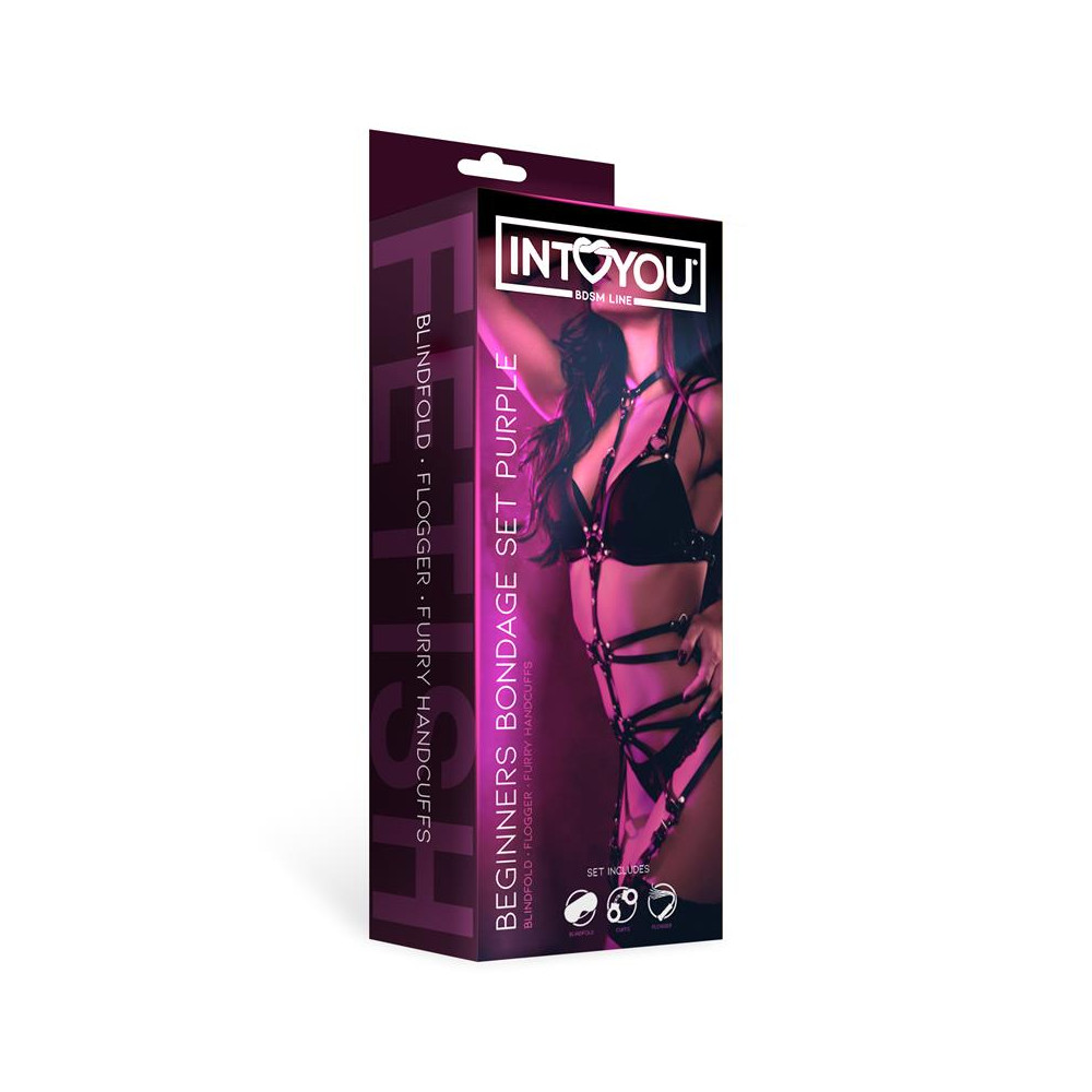 Set de Bondage para Principiantes Beginners 3 Piezas Púrpura