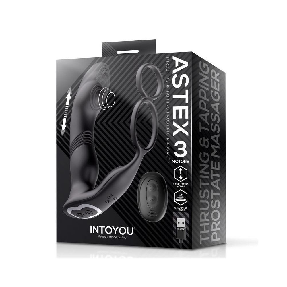 Astex Masajeador Prostático con Thrusting y Tapping