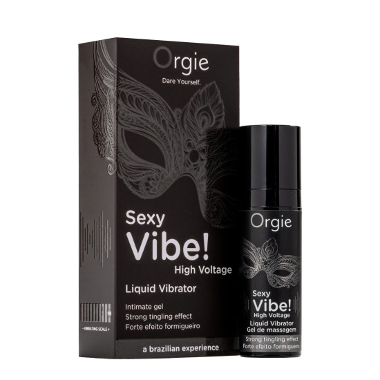 GEL CON VIBRACIÓN SEXY VIBE HIGH VOLTAGE 15ML
