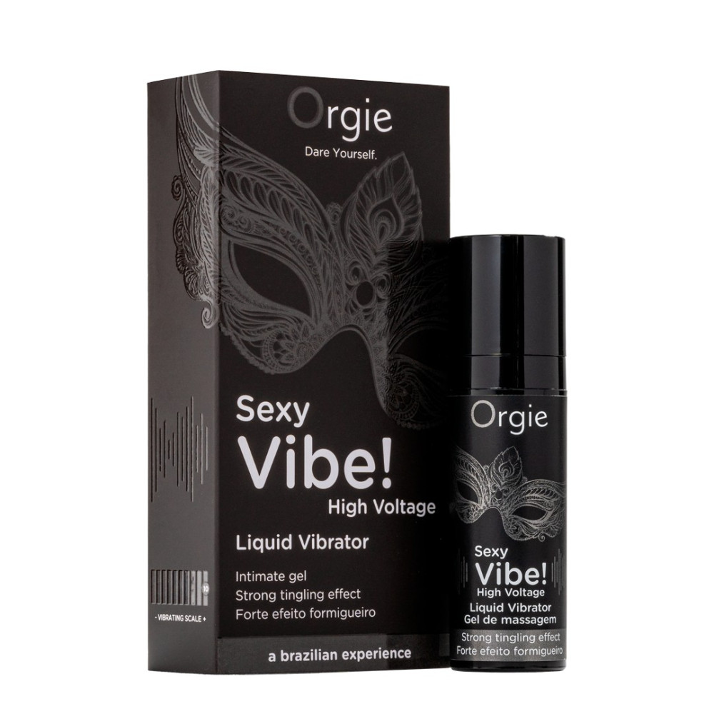 GEL CON VIBRACIÓN SEXY VIBE HIGH VOLTAGE 15ML