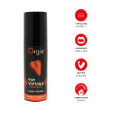 GEL VIBRANTE CON SABOR A FRESA HIGH VOLTAGE 15ML 