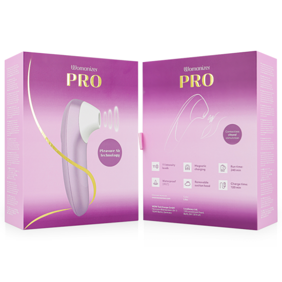 PRO VIBRANT ESTIMULADOR DE CLÍTORIS LILA - WOMANIZER