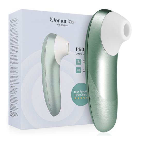 PRO VIBRANT ESTIMULADOR DE CLÍTORIS VERDE SALVIA - WOMANIZER