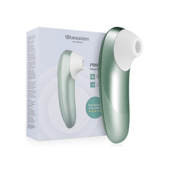 PRO VIBRANT ESTIMULADOR DE CLÍTORIS VERDE SALVIA - WOMANIZER