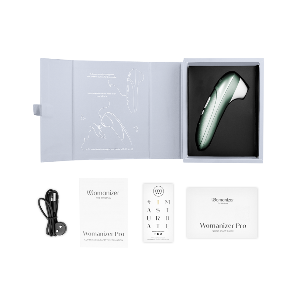 PRO VIBRANT ESTIMULADOR DE CLÍTORIS VERDE SALVIA - WOMANIZER