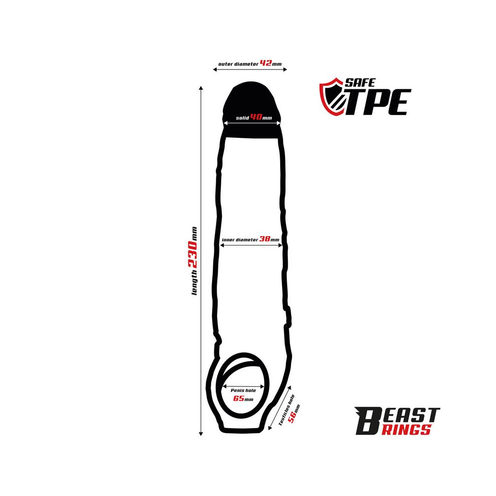 Funda para el Pene 23 cm