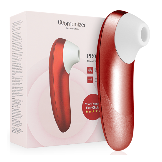 PRO VIBRANT ESTIMULADOR DE CLÍTORIS BURDEOS - WOMANIZER