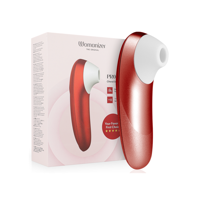 PRO VIBRANT ESTIMULADOR DE CLÍTORIS BURDEOS - WOMANIZER