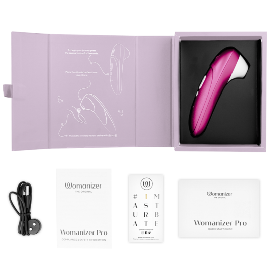 PRO VIBRANT ESTIMULADOR DE CLÍTORIS ROSA WOMANIZER
